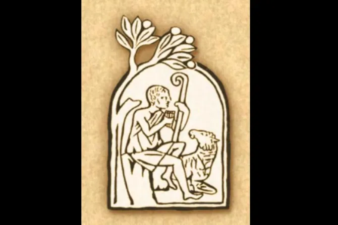The Good Shepherd image used in the Catechism of the Catholic Church